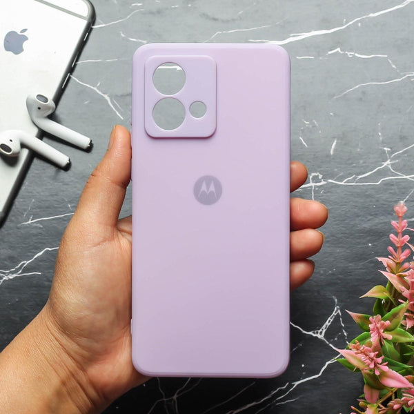 Purple Camera Original Silicone case for Motorola G84 - The Hatke
