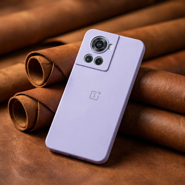 Purple Camera Original Silicone case for Oneplus 10r - The Hatke