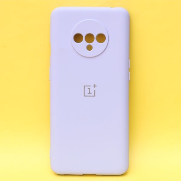 Purple Camera Original Silicone case for Oneplus 7T - The Hatke