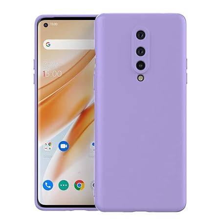 Purple Camera Original Silicone case for Oneplus 8 - The Hatke