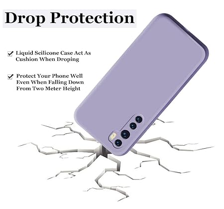 Purple Camera Original Silicone case for Oneplus Nord - The Hatke