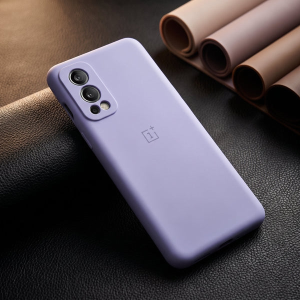 Purple Camera Original Silicone case for Oneplus Nord 2 - The Hatke