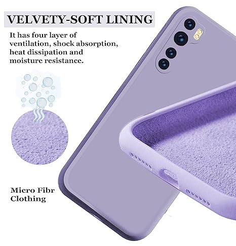 Purple Camera Original Silicone case for Oneplus Nord - The Hatke