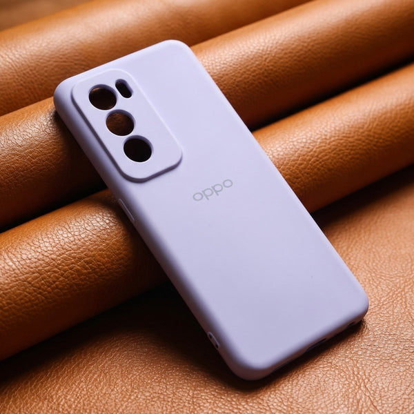 Purple Camera Original Silicone case for Oppo Reno 12 - The Hatke