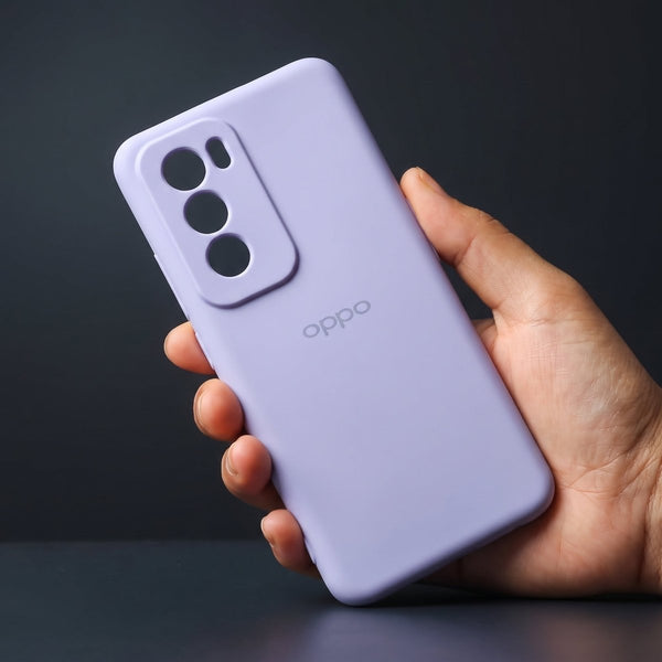 Purple Camera Original Silicone case for Oppo Reno 12 - The Hatke