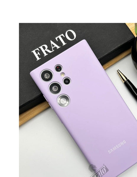 Purple Camera Original Silicone case for Samsung S25 Ultra - The Hatke