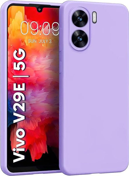 Purple Camera Original Silicone case for Vivo V29E - The Hatke