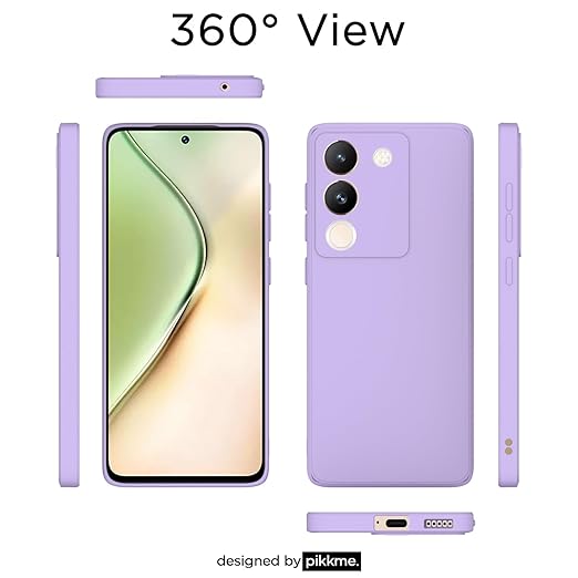 Purple Camera Original Silicone case for Vivo Y200 - The Hatke