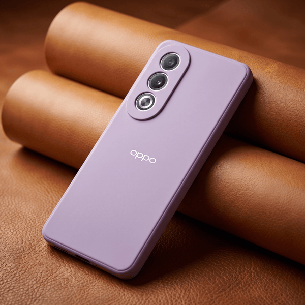 Purple Candy Silicone Case for Oppo A3 Pro - The Hatke