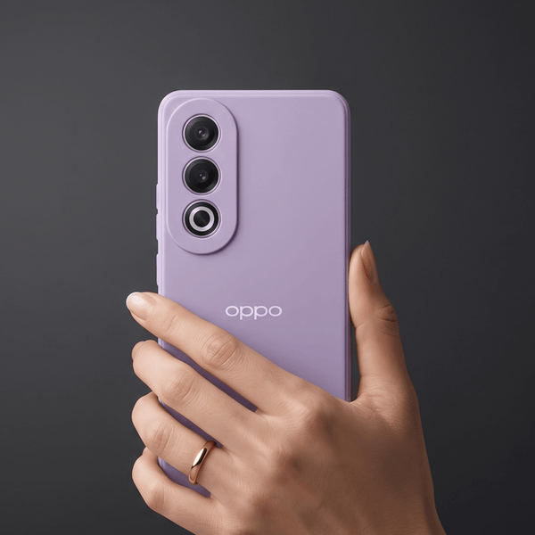 Purple Candy Silicone Case for Oppo A3 Pro - The Hatke