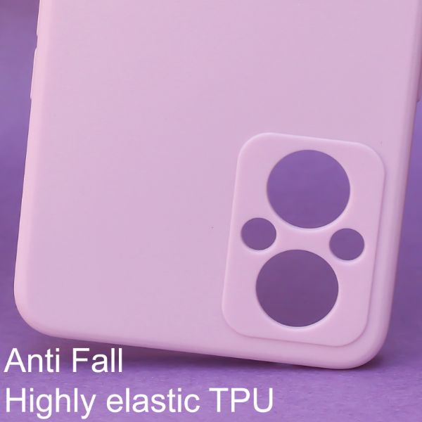 Purple Candy Silicone Case for Oppo F21 Pro 5g - The Hatke
