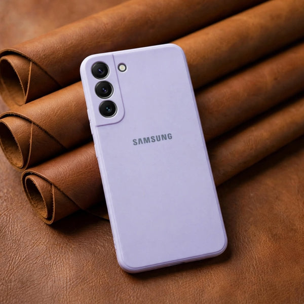 Purple Candy Silicone Case for Samsung S22 Plus - The Hatke