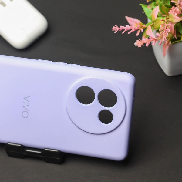Purple Candy silicone Case for Vivo V30E - The Hatke