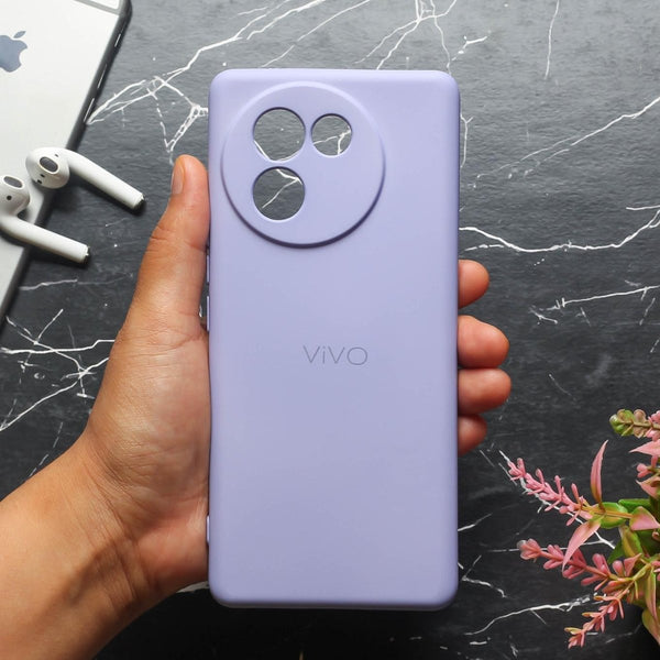 Purple Candy silicone Case for Vivo V30E - The Hatke