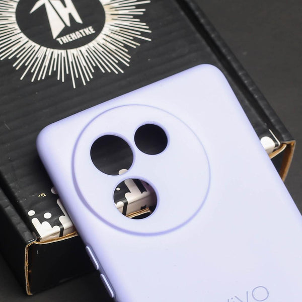 Purple Candy silicone Case for Vivo V30E - The Hatke