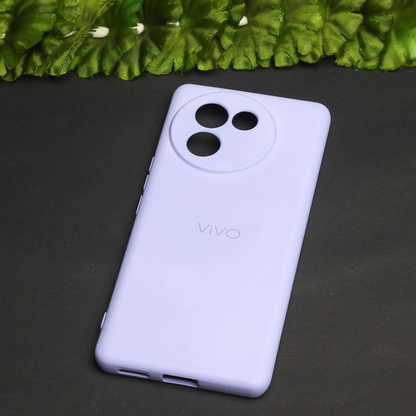 Purple Candy silicone Case for Vivo V30E - The Hatke