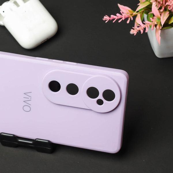Purple Candy silicone Case for Vivo V40 - The Hatke