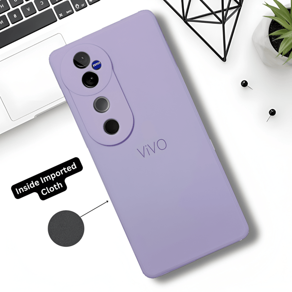 Purple Candy silicone Case for Vivo V40 Pro - The Hatke