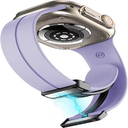 Purple Magnetic Clasp Adjustable Strap For Apple Iwatch (42mm/44mm) - The Hatke