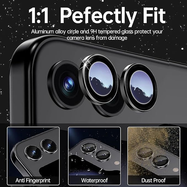Purple Metallic camera ring lens guard for Samsung Galaxy Z Flip 5 - The Hatke