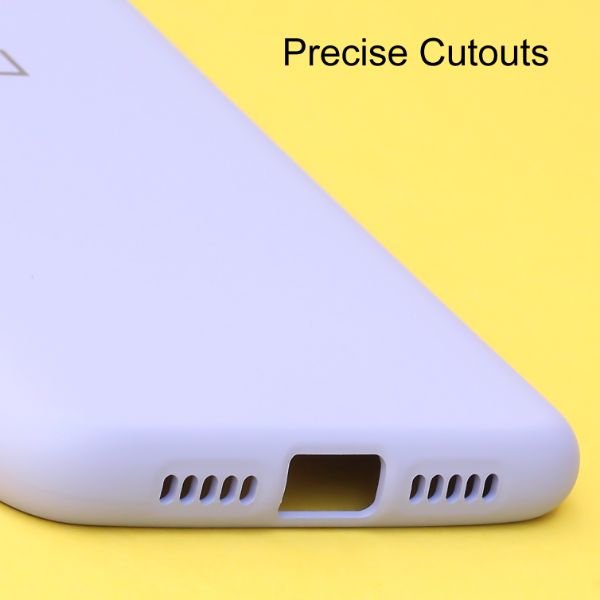Purple Original Camera Safe Silicone case for Oneplus 7 - The Hatke