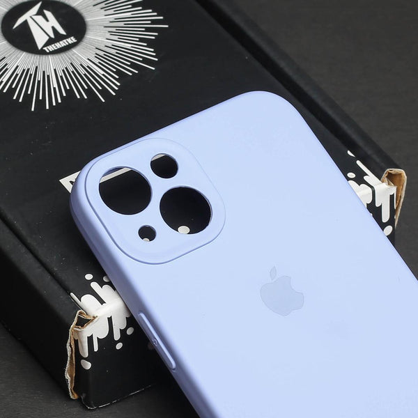 Purple Original Camera Silicone case for Apple iphone 13 - The Hatke