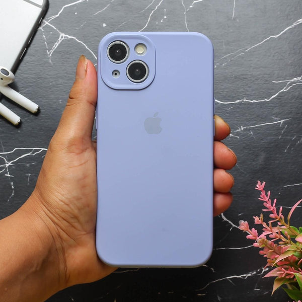 Purple Original Camera Silicone case for Apple iphone 13 - The Hatke