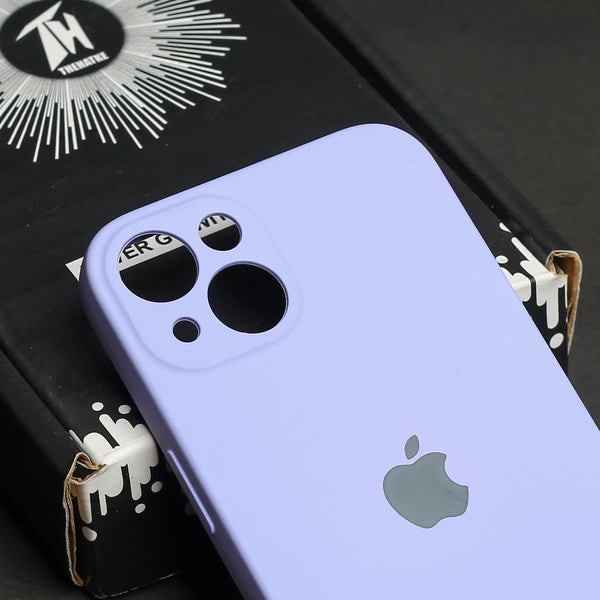 Purple Original Camera Silicone case for Apple iphone 14 Plus - The Hatke