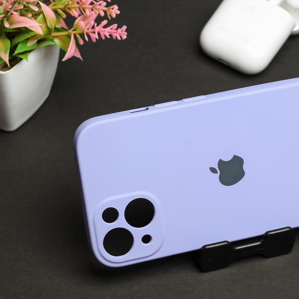 Purple Original Camera Silicone case for Apple iphone 14 Plus - The Hatke