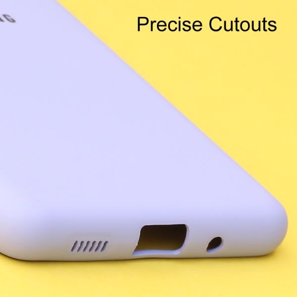 Purple Original Camera Silicone case for Samsung S20 FE - The Hatke