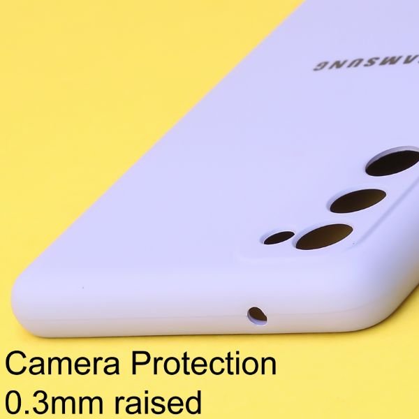 Purple Original Camera Silicone case for Samsung S20 FE - The Hatke