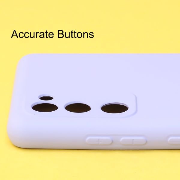 Purple Original Camera Silicone case for Samsung S20 FE - The Hatke
