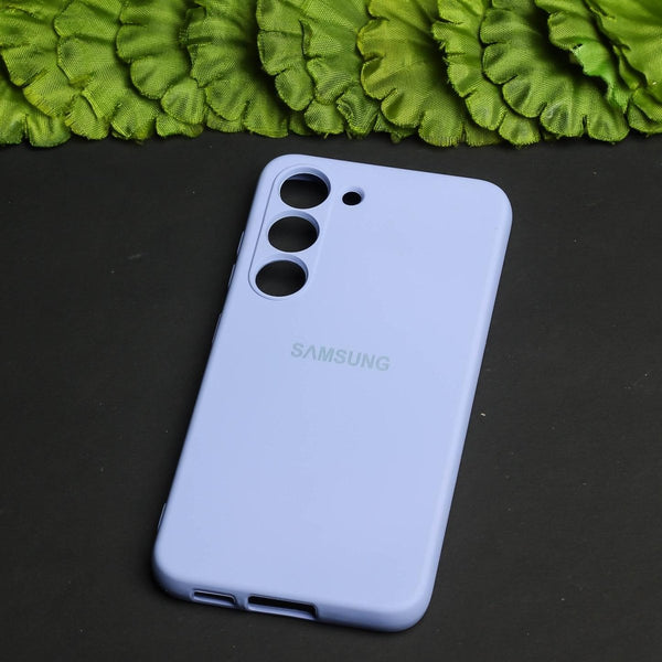 Purple Original Camera Silicone case for Samsung S21 FE - The Hatke