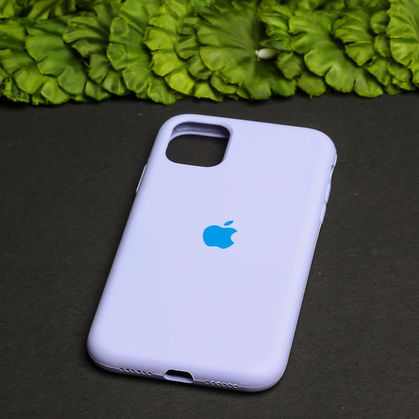 Purple Original Silicone case for Apple iphone 12 - The Hatke