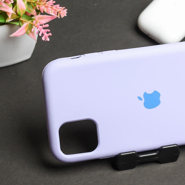Purple Original Silicone case for Apple iphone 12 - The Hatke