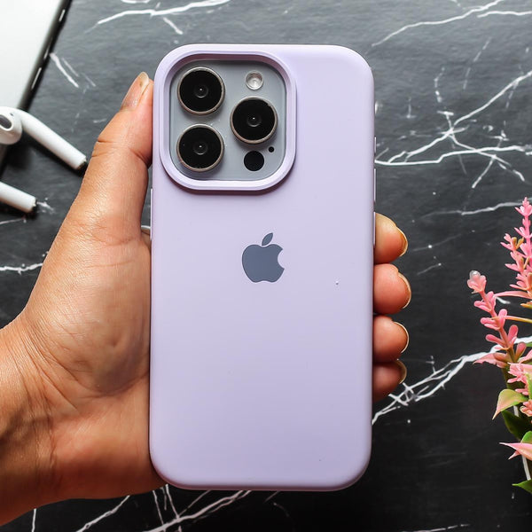 Purple Original Silicone case for Apple iphone 12 Pro Max - The Hatke