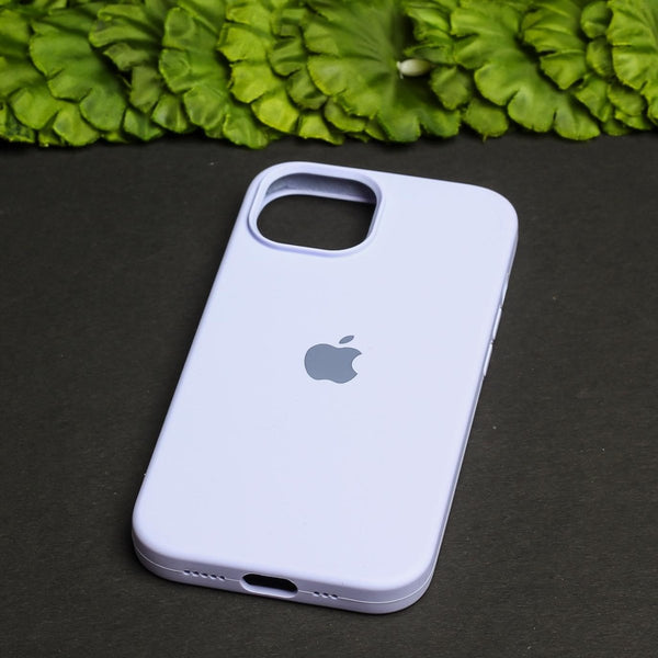 Purple Original Silicone case for Apple iphone 15 - The Hatke