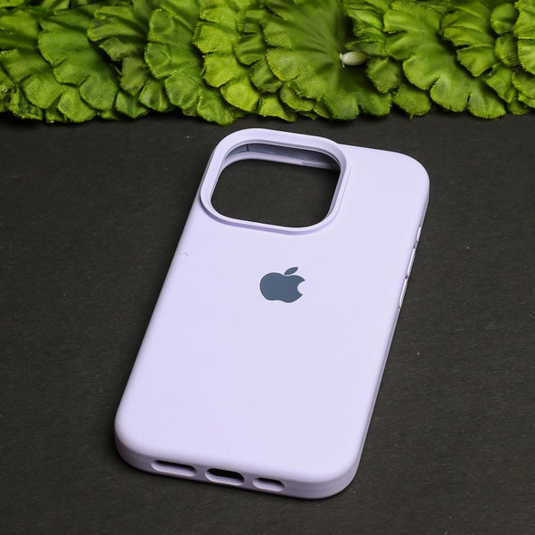 Purple Original Silicone case for Apple iphone 15 Pro - The Hatke
