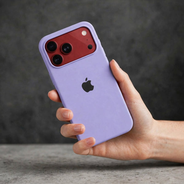 Purple Original Silicone case for Apple iphone 18 Pro Max - The Hatke