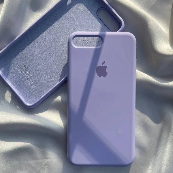 Purple Original Silicone case for Apple iphone 7 plus - The Hatke