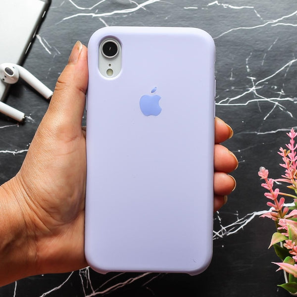 Purple Original Silicone case for Apple iphone Xr - The Hatke