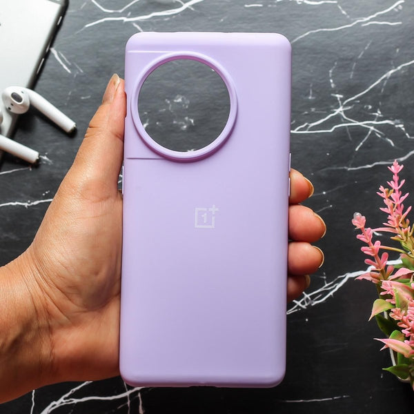 Purple Original Silicone case for Oneplus 11R - The Hatke