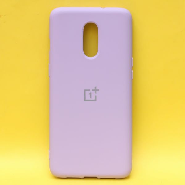 Purple Original Silicone case for Oneplus 7 - The Hatke
