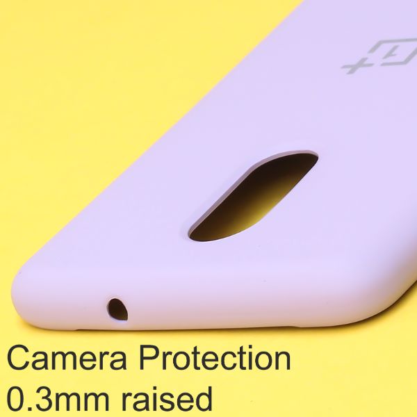 Purple Original Silicone case for Oneplus 7 - The Hatke