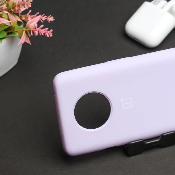 Purple Original Silicone case for Oneplus 7T - The Hatke