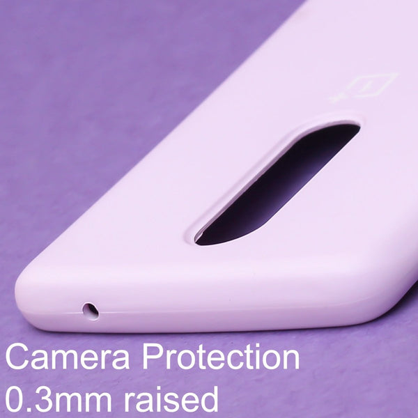 Purple Original Silicone case for Oneplus 8 - The Hatke