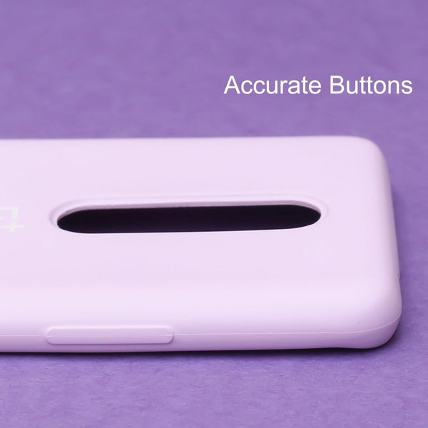 Purple Original Silicone case for Oneplus 8 - The Hatke