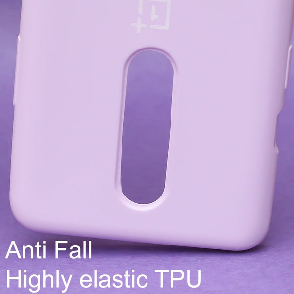 Purple Original Silicone case for Oneplus 8 - The Hatke