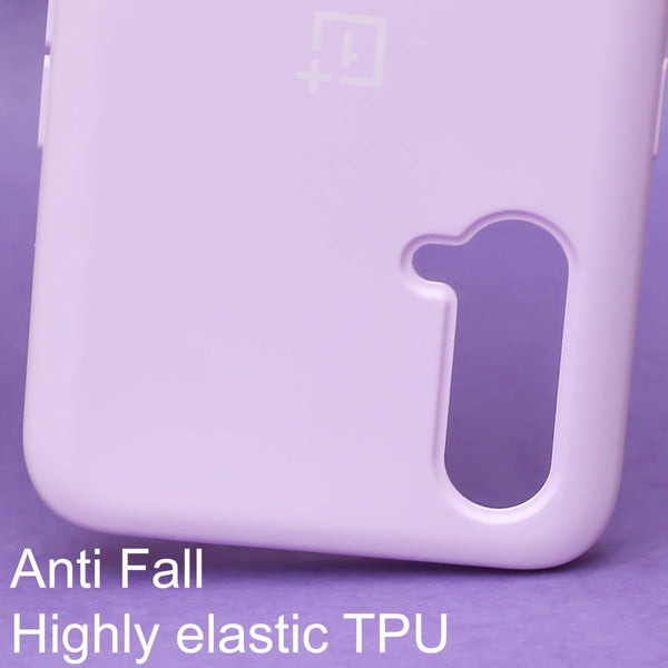 Purple Original Silicone case for Oneplus Nord CE - The Hatke