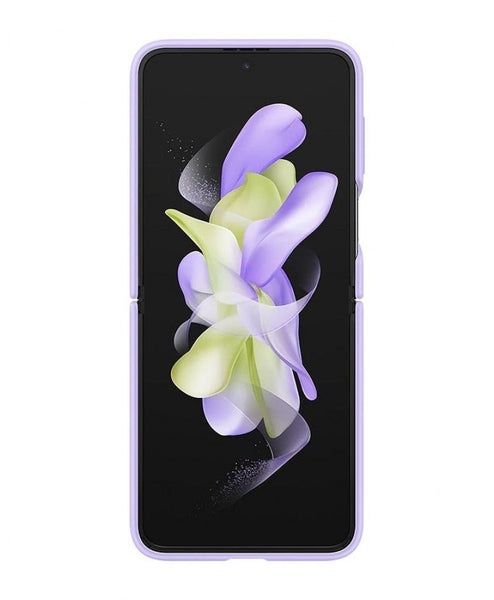 Purple Original Silicone case for Samsung Galaxy Z FLIP 2 - The Hatke